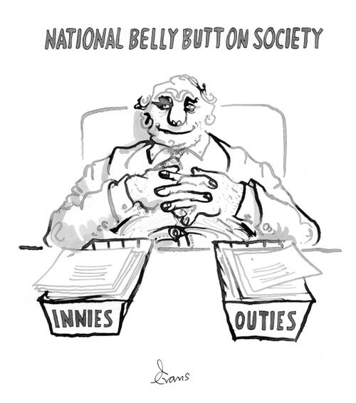 National Belly Button Society: Innies and Outies.