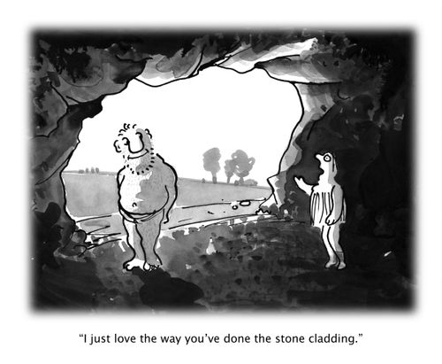 'I just love the way you've done the stone cladding.'