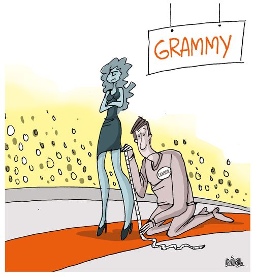 Dress code at the Grammys.