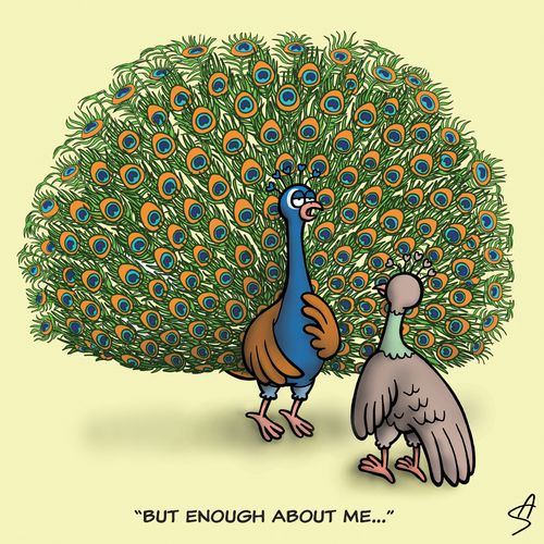 'But enough about me...'