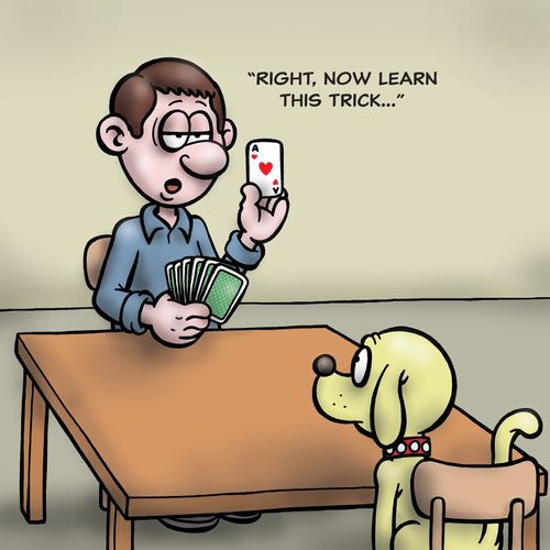 'Right, now learn this trick...'