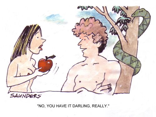 'No, you have it darling, really.'