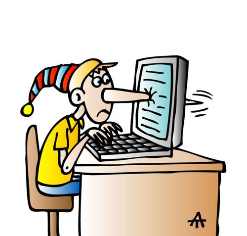Lying Online.
