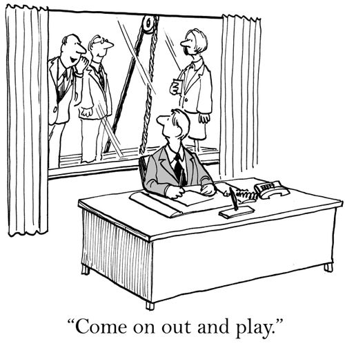 'Come on out and play.'