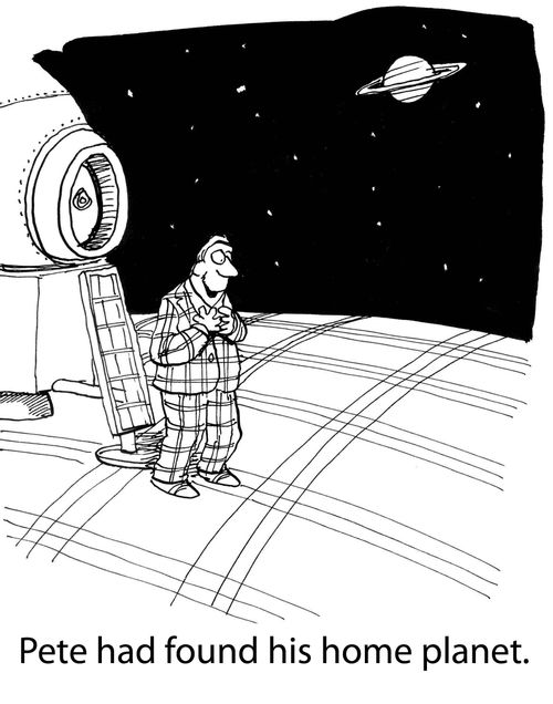 Pete had found his home planet.