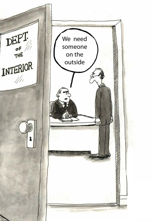 'We need someone on the outside.'