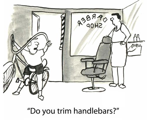 'Do you trim handlebars?'