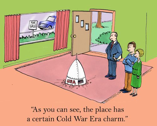 'As you can see, the place has a certain Cold War Era charm.'