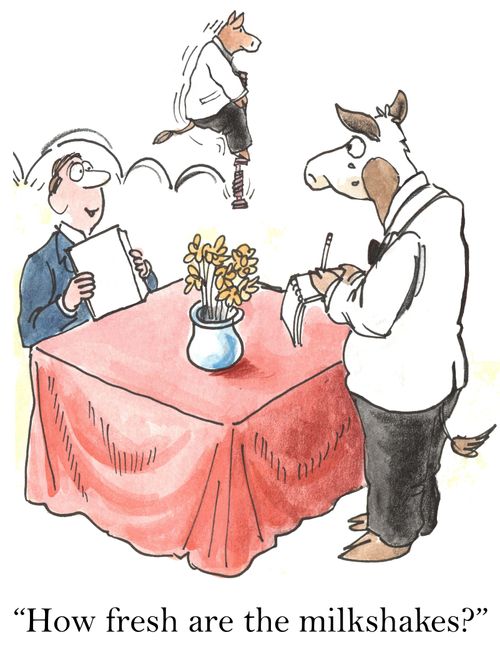 'How fresh are the milkshakes?'