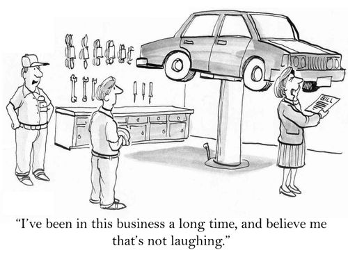 'I've been in this business a long time, and believe me that's not laughing.'