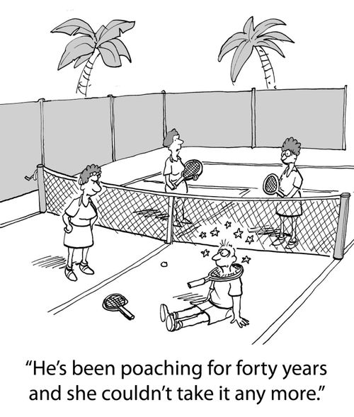 'He's been poaching for forty years and she couldn't take it any more.'