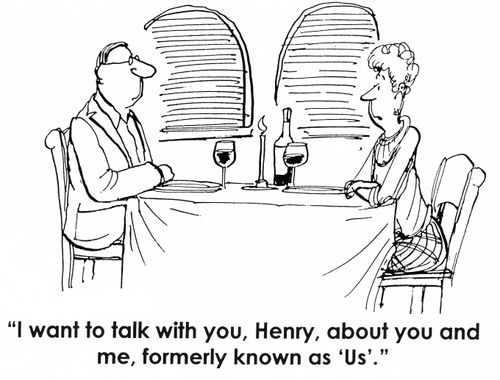 'I want to talk with you, Henry, about you and me, formerly known as 'Us'.'