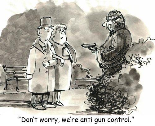 Don't worry, we're anti gun control.