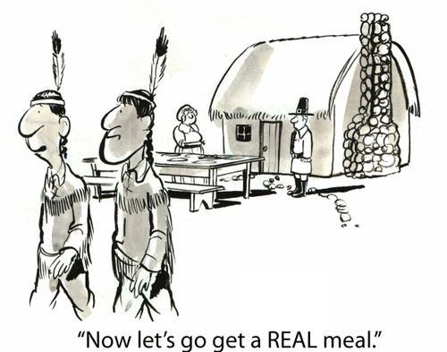 'Now let's go get a REAL meal.'