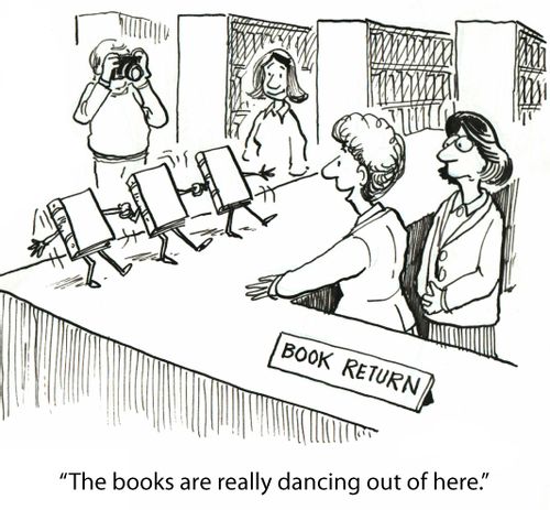 'The books are really dancing out of here.'