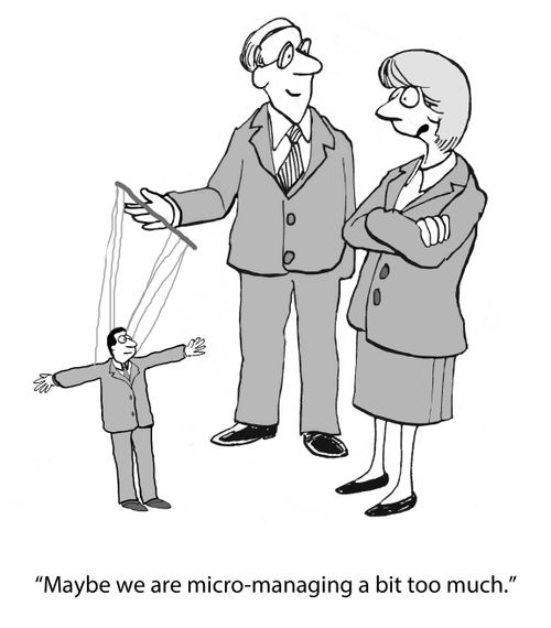 'Maybe we are micro-managing a bit too much.'