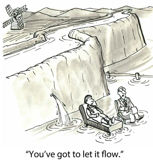 'You've got to let it flow.'