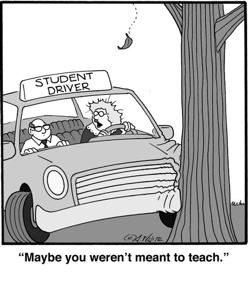 'Maybe you weren't meant to teach.'