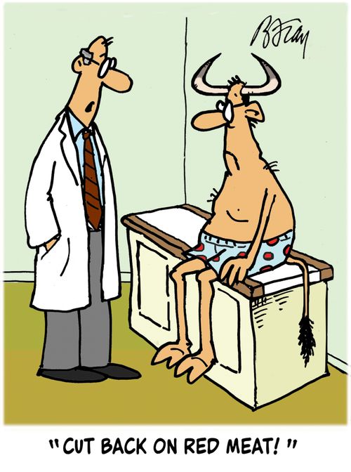 'Cut back on red meat!'
