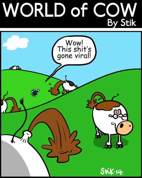'Wow! This s**t's gone viral!'