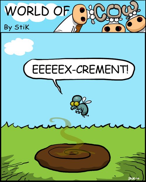 'EEEEEEX-CREMENT!'