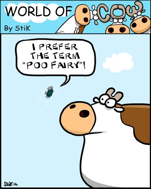 'I prefer the term 'Poo Fairy'!'