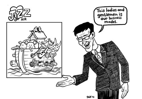 'This ladies and gentlemen is our business model.'