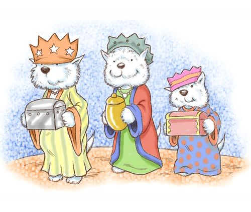 Three Wise Westies