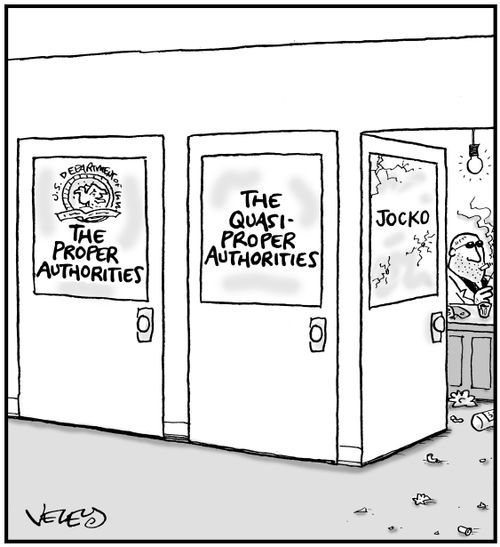 The Proper Authorities, The Quasi-Proper Authorities, and Jocko.