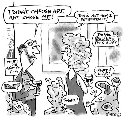 'I didn't choose art. Art chose me!'