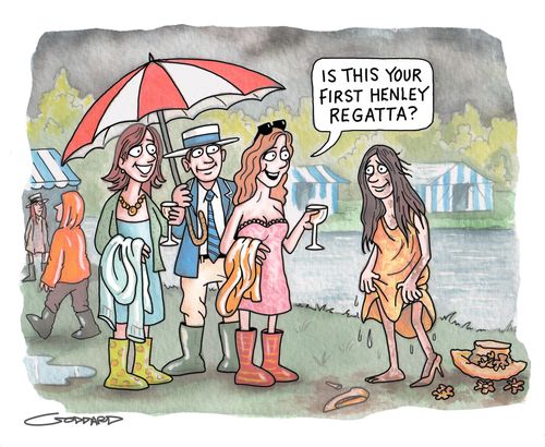 'Is this your first Henley Regatta?'