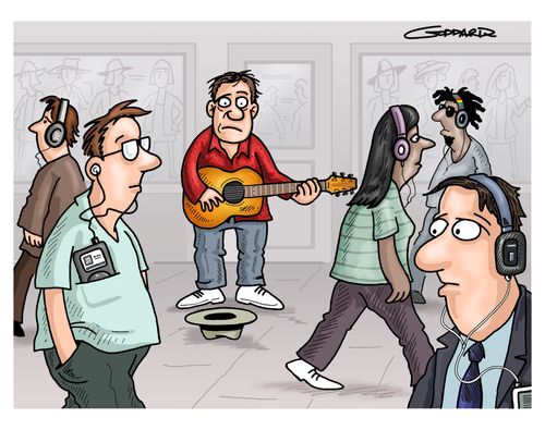 Ignored Busker.
