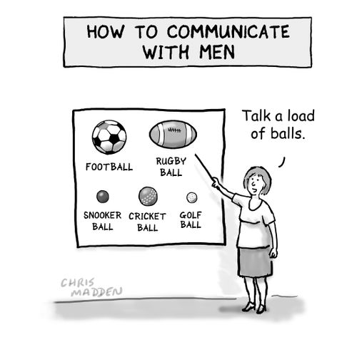 How to communicate with men