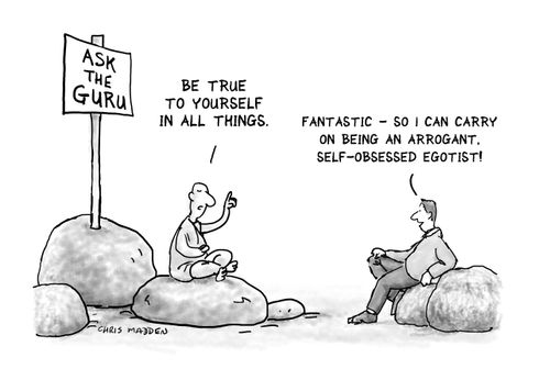 'Be true to yourself in all things.'