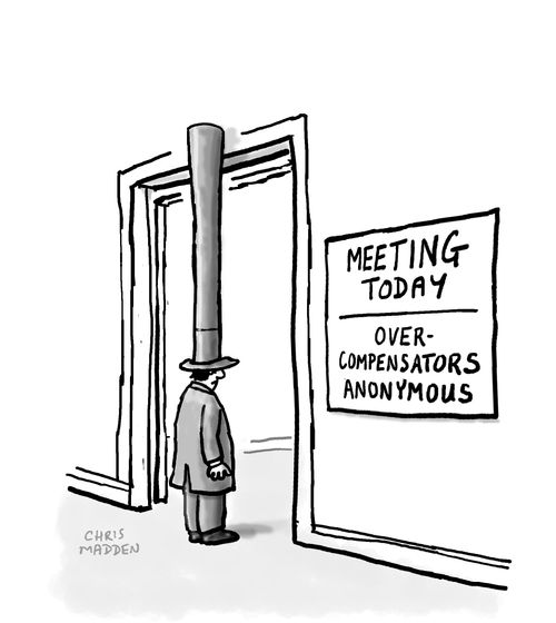 Meeting Today - Over-Compensators Anonymous.