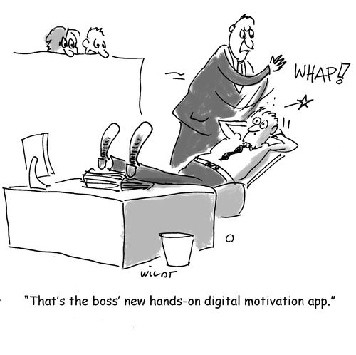 'That's the boss' new hands-on digital motivation app.'