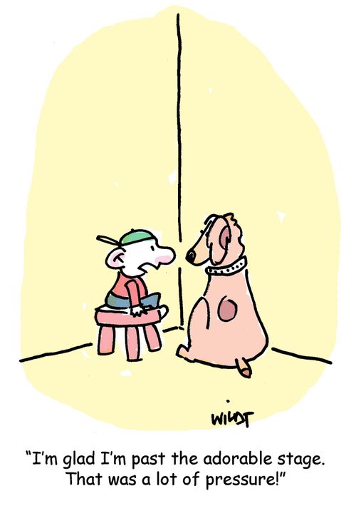 'I'm glad I'm past the adorable stage. That was a lot of pressure!'