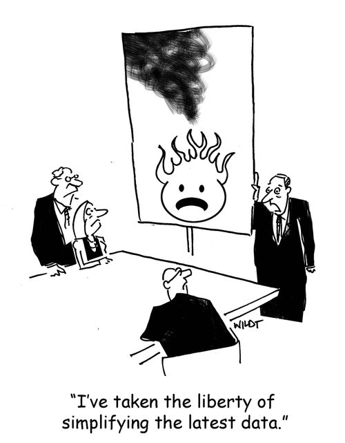 'I've taken the liberty of simplifying the latest data.'