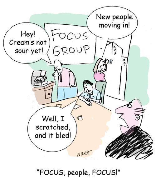 'FOCUS, people, FOCUS!'