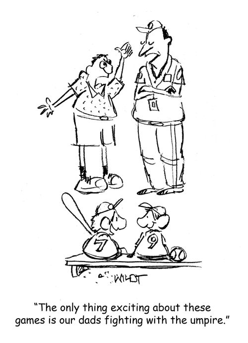'The only thing exciting about these games is our dads fighting with the umpire.'