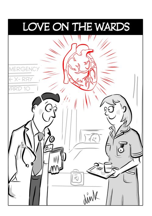 Love on the wards - A hospital romance.