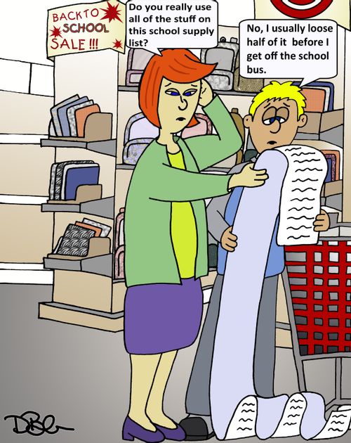 'Do you really use all the stuff on this school supply list?'