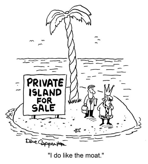 'I do like the moat.'