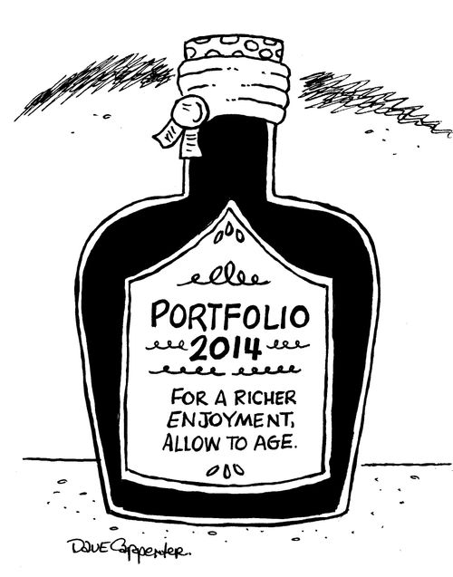 Portfolio, 2014 - For a richer enjoyment, allow to age.