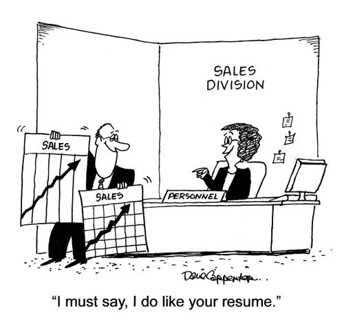 'I must say, I do like your resume.'
