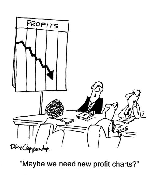 'Maybe we need new profit charts?'