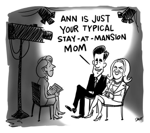 'Ann is just your typical stay-at-mansion mom.'