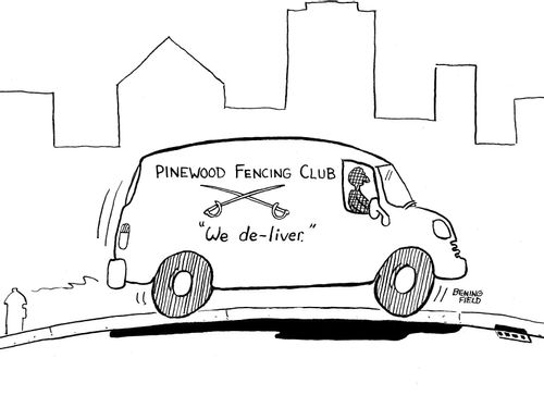 Pinewood Fencing Club: 'We de-liver'!
