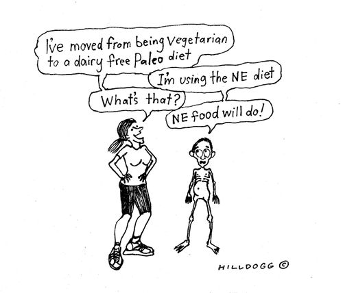 'I've moved from being vegetarian to a dairy free Paleo diet...'