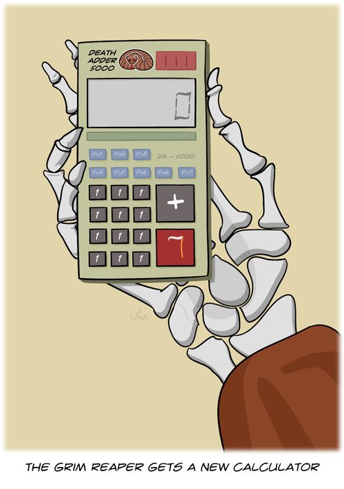 The Grim Reaper Gets A New Calculator.